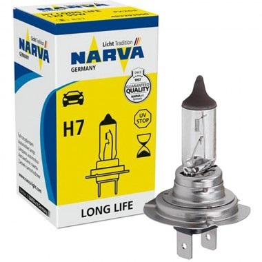 Лампа H7 12V 55W PX26d LONG LIFE NARVA 48329